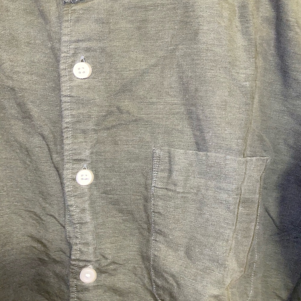 Military Style Button Down - Picture 2 of 4